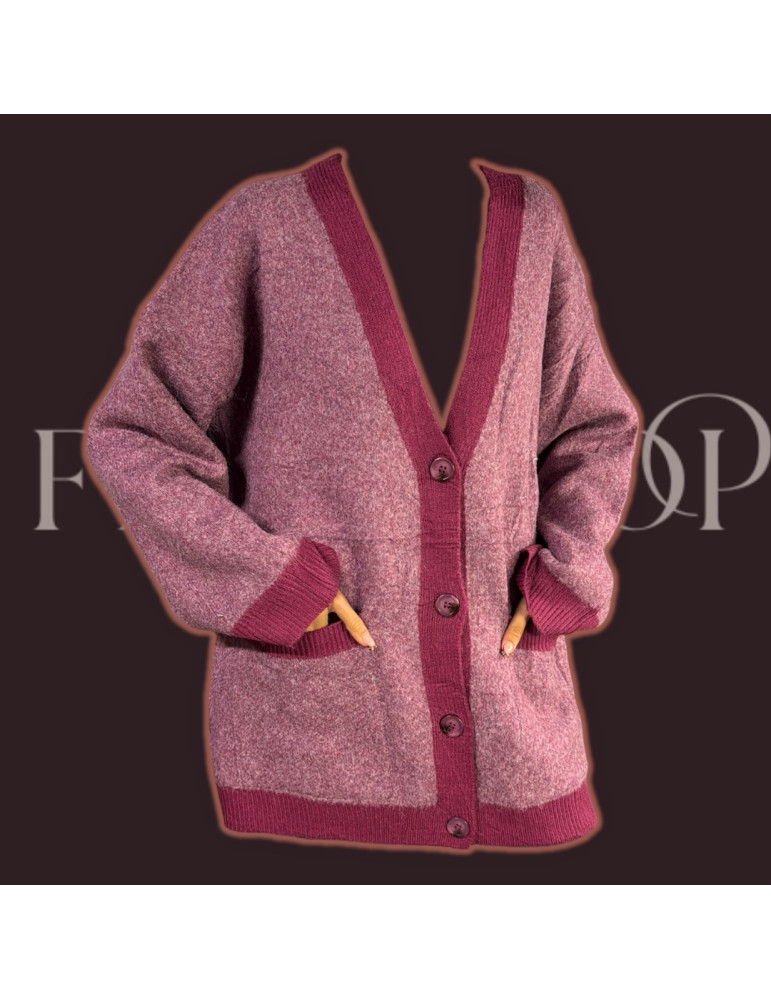 Cardigan épais à bouton