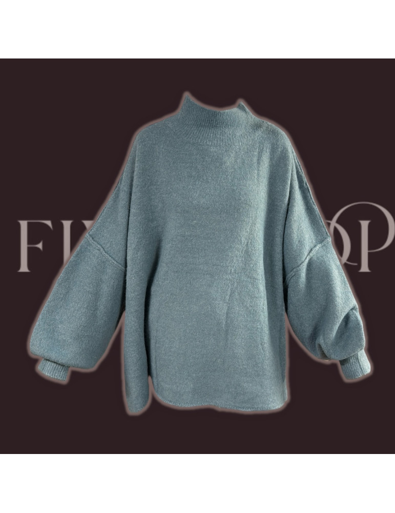 Pull manche bouffantes oversize