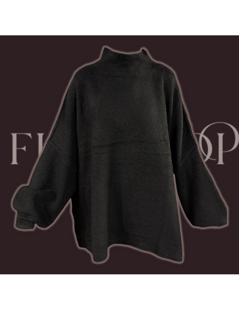 Pull manche bouffantes oversize