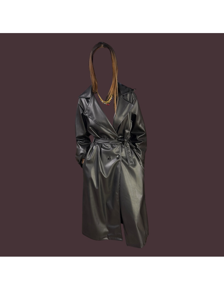 Trench simili cuir