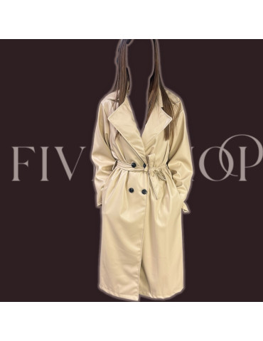 Trench simili cuir