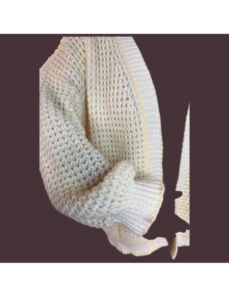 Cardigan manche bouffante
