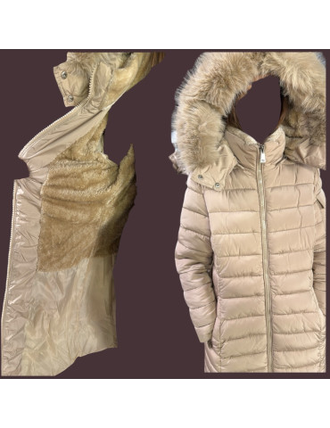 Doudoune hiver fourrée