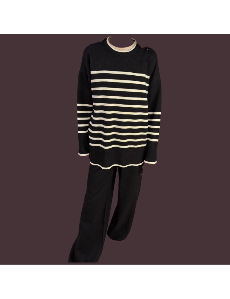 Ensemble à rayure