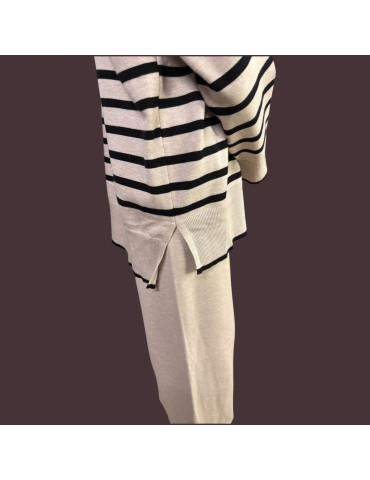 Ensemble à rayure