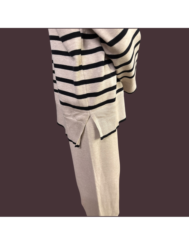 Ensemble à rayure